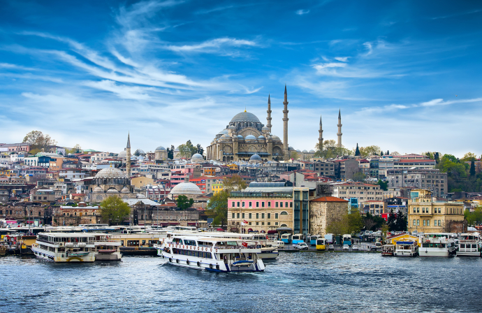 Istanbul Airport is located on the European side of the capital of Turkey.